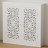 SXKLLYX Heizkörperabdeckung 2 Türen, Heizkörperverkleidung für Zuhause Atmungsaktiv, Heizung Verkleidung mit Ablagefläche für Schlafzimmer, Wohnzimmer(90 * 70 * 15cm/35.4 * 27.6 * 5.9in)