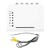 4 Channel Video Quad Splitter Switcher | - Off Memory Saves Settings | CCTV Camera Processor for Cars/Security | / PAL Auto Recognition, Mirror Adjust