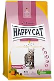 Happy Cat 70539 - Young Junior Land Geflügel - Katzen-Trockenfutter für Jung-Katzen ab dem 4. Monat - 1,3 kg Inhalt