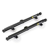 hauck 2er Pack Auto Sonnenschutz für Babies & Kinder Shade Me 2, Sonnenblende Auto mit Verstellbarer Länge, Einfache Montage mit Clips zum Einhängen oder mit Saugnäpfen an Seitenfenster (Grau)