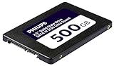 Philips Interne SSD 2.5' SATA III 500 GB S130 Ultra Speed, Lesegeschwindigkeit bis zu 550 MB/s