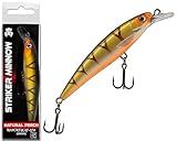 Wild Devil Baits Striker Minnow Wobbler Hardbait Kunstköder Raubfisch Köder Barsch Hecht Zander (Natural Perch)