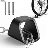 KHAMAL Wandanker Fahrrad - Diebstahlsicherung für Fahrräder Mit Schrauben, Stabiler Wandanker & Bodenanker, Fahrrad-Diebstahlsicherung mit Wandhalterung