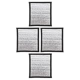 iplusmile 4 Stück Wärmematten für Reptilien 16X16cm mit Reflektierender Isolierfolie Wiederverwendbare Heizmatten für Terrarien Haustierbedarf