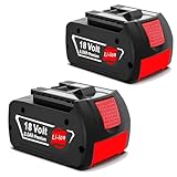 2X 8.0Ah/8000mAh Ersatzakku für Bosch 18V BAT618 BAT618G BAT609 BAT609G BAT619 BAT619G BAT610G BAT610 BAT612 BAT622 18V Akku Ersatzteile
