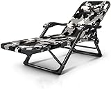 GZHENOZ Liegestühle Sonnenliege/Klappliegestuhl für den Außenbereich, kann flach liegen, tragbarer Sonnenliegestuhl, Schwerelosigkeits-Liegestuhl, Liegestuhl, Sonnenliege