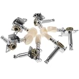PRETYZOOM 6 Stück Teiliges Gitarren stimmwirbel aus Robustem Material Präzise Folk gitarren tuning pegs Langlebige Offene Mechaniken für Stabile Saitenstimmung Geeignet für Anfänger und