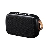 Tragbarer Mini G2 6D Bass Bluetooth 4.2 Wireless Lautsprecher mit USB TF Karte Jack Subwoofer Lautsprecher für Indoor Outdoor Valentinstag / Muttertag / Weihnachten / Geburtstag Geschenke - Schwarz