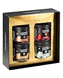 LAKRIDS BY BÜLOW - 500g Geschenkbox - Classic Caramel + Crispy Raspberry + Double Chocolate + Frozen Mint - Dänische Gourmet Lakritze in edler Geschenkbox