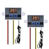 diymore XH-W3001 Digitaler Temperaturregler mit Fühler AC110V-220V Thermostat Temperaturschalter Heizung Kühlung