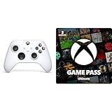 Xbox Wireless Controller - Robot White + Game Pass Ultimate | 3 Monate Mitgliedschaft