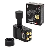 Premium X Rocket Quattro LNB PXR-Q für SAT Multischalter 3° Grad Multifeed Slim HDTV LNC HD FULLHD 3D 4K UltraHD UHD Sky