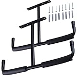 TIOMIOSEA Edelstahl Garagenhaken Aufbewahrungshaken mit PVC-Schutz, Deckenhaken Schwerlast für Fahrräder, Skier, Leiter, Gartenwerkzeuge,Angelruten 2er Set T-Haken Deckenhalterung