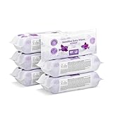 by Amazon Sensitive Baby Feuchttücher, Hergestellt aus 100 % pflanzlichen Fasern, 360 Tücher, 6er Pack (6 x 60 Stück)