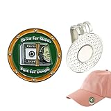 Ballmarker-Hut-Clip, magnetischer Ballmarker-Halter für Golfhandschuhe, kompakte Club-Tasche, Zubehör für Männer, Frauen, Jungen, Sohn, Tochter, Athleten, Ehemann, Familie, Teenager, Jugendliche