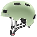 uvex City 4 - Leichter Fahrradhelm für Damen und Herren - individuelle Größenanpassung - waschbare Innenausstattung - Matcha matt - 51-55 cm