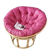 Wasserdichtes rundes Stuhlkissen, dickes Polyrattan-Sitzpolster für Outdoor-Hängesessel, Korbgeflecht, Terrassenkissen für Garten, bequeme und stilvolle Kissen für Entspannung