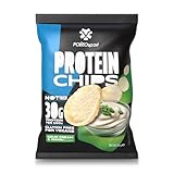 Polleo Sport Protein Chips - Sour Cream & Onion und Paprika Geschmack - 15 g Eiweiß, Snack aus Kartoffeln und Pflanzlichen Proteinen, Glutenfrei, 50 g pro Packung (50 g, Paprika)