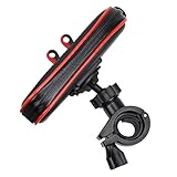 Happyyami wasserdichte Handytasche für Fahrradlenker Universelle Handyhalterung mit Hochwertigem Nylonmaterial zu Installieren Kompatibel mit Smartphones