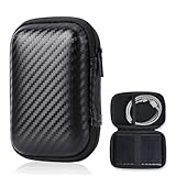1 Pcs Festplattentasche, Festplatten Tasche, Hartschalen Case, Externe Festplatte Tasche(Schwarz), Für Portable/Extreme Portable Ssd Externe Festplatte