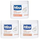 Mixa Shea nährende Creme, für Gesicht, Körper & Hände mit 20% pflanzlichem Glycerin & Sheabutter für sehr trockene Haut, für die ganze Familie, pflegend & feuchtigkeitsspendend Shea Ultra Soft, 400ml