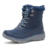 Skechers Damen Easy Going-Frostline Stiefelette, Marineblau, 40 EU
