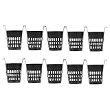 BESTonZON 10 Stück Teiliges Hydroponik Pflanzkorb Leicht Verschleißfest mit Hohlem Design für Wasserableitung Vielseitig für Gemüse Pflanzenanbau für Balkon und Garten
