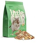 Little One Futter für Nagetiere: Chinchillas, Kobalas, Kaninchen, Degus, Hamster usw., Packung mit 2 x 900 g