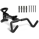 Optio Cycle Fahrrad Wandhalterung Horizontal – Rennrad Wandhalterung für E-Bike, Gravel & MTB bis 25 kg | Faltbarer Wandhaken Garage für Wohnung, Keller | Bike Rack Wall Mount Wandhalter