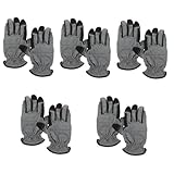 Housoutil 5 Paar Schutzhandschuhe Für Arbeiter Handschuhe Für Gartenarbeit Arbeitshandschuhe Outdoor Sporthandschuhe Schnittfeste Handschuhe Rutschfeste Handschuhe Pflanzhandschuhe