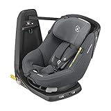 Maxi-Cosi AxissFix i-Size Autositz, 360° drehbarer Kindersitz mit ISOFIX und Liegeposition, nutzbar ab ca. 4 Monate bis 4 Jahre (ca. 61 - 105 cm), Authentic Graphite, Grau