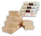 PINI Holzbriketts 100% Buche Hartholzbriketts RUF Kamin Ofen Grill Feuerstelle Brennholz (30 kg)