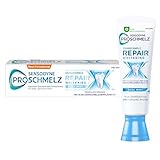 Sensodyne ProSchmelz Repair Whitening Zahnpasta, 75ml, tägliche Zahncreme mit Fluorid, repariert nachweislich durch Säuren geschwächten Zahnschmelz & entfernt Verfärbungen