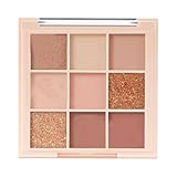 Jeruytgh Lidschatten-Palette | Wasserdichte matte 9-Farben-Lidschatten-Palette | Schimmernde Glitzer-Make-up-Palette, Lidschatten-Make-up-Palette für Frauen und Mädchen