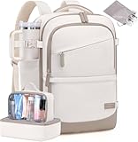 LOVEVOOK Handgepäck Reiserucksack 4 Stück, 40L Rucksack Damen Groß Flugzeug mit Nass- und Trockenfach 45x36x20, 17.3 Zoll Laptop Travel Backpack Kofferrucksack Carry On Luggage für Trip Reise