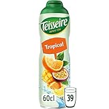 Teisseire Sirup Exotische tropische Früchte für Erfrischungsgetränke, Cocktails, Flasche 60 cl