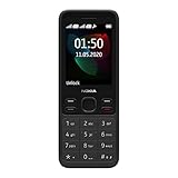 Nokia 150 Version 2020 Feature Phone (2,4 Zoll, 4 MB interner Speicher (erweiterbar auf bis zu 32 GB per MicroSD-Karte), 4 MB RAM, Dual SIM) schwarz