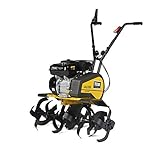TEXAS Profi Gartenfräse Motorhacke Bodenhacke Lilli 535TG Dual Shaft Bodenfräse Rasenfräse Pflug Benzin mit Antrieb | 36-57-85cm | 212cm³ | 4Takt | 4000W | 5,5PS | 1Vor.+1Rück.Gang | 33cm Arbeitstiefe