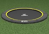 Flat to The Ground Trampolin Magic Circle Pro Black 251 cm