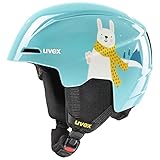 uvex Unisex Kinder, viti Skihelm, Turquoise Rabbit, 46-50 cm