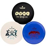 Viking Discs Starter Disc Golf Set – 3 Scheiben für präzises Werfen, PDGA zugelassen – Outdoor Spiel für Erwachsene mit Putter, Mid-Range und Driver