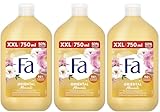 FA Duschgel Oriental Moments (3x 750 ml), pflegende Duschcreme mit zartem Duft nach Wüstenrose & Sandelholz