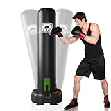 LEKÄRO Freistehender Boxsack Aufblasbare Standboxsack Kinder Erwachsene mit Saugfuß, Mit Pumpe