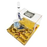 BOGAZY Ameisenfarm Ameisenburg, Ameisenfarm Mit Flacher Oberfläche Aus Acryl Mit Hydratationsbecken, Aktivitätsbereich, Ameisenfarm Ameisen(Yellow)