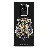 Schutzhülle für Xiaomi Redmi Note 9, offizielles Harry Potter Hogwarts Floral zum Schutz Ihres Handys. Flexible Silikonhülle mit offizieller Harry Potter-Lizenz.