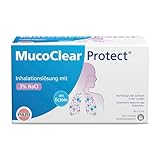 PARI MucoClear Protect 3% NaCl Inhalationslösung mit Ectoin – Hypertone Kochsalzlösung zum Inhalieren – für Kinder und Erwachsene – 60 Ampullen á 5ml – Steril, ohne Konservierungsstoffe