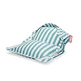 Fatboy Buggle-up Outdoor Sitzsack Stripe Azur - Garten Bean Bag - Sitzsack für draußen - 185 x 135cm