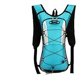 Valicaer Fahrradrucksack,Wasserdicht Trinkrucksack Kleiner Sportrucksack Radsport Rucksack Faltbarer Fahrrad Rücksack Multifunktionaler Rucksäcke Rucksack Wanderrucksack Damen Herren (Blau)