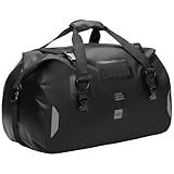 KEMIMOTO Motorrad Hecktasche 40L, IPX6 wasserdichte Motorradtasche Gepäckrolle mit Schnellverschlussgurten, Große Kapazität & Mehrere Fächer, Ideal für Touring, Camping, Motorradfahren, Wassersport