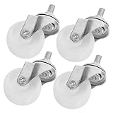 KICHOUSE 4 Stck. Rollwagen Mit Schubladen Rennrad Gebrauchswagen Stuhlrollenräder Ein Rollenrad Maschine Wagenräder Schreibtischstuhl Ohne Rollen Rad Dolly Auf Rädern Schubkarrenräder Pp